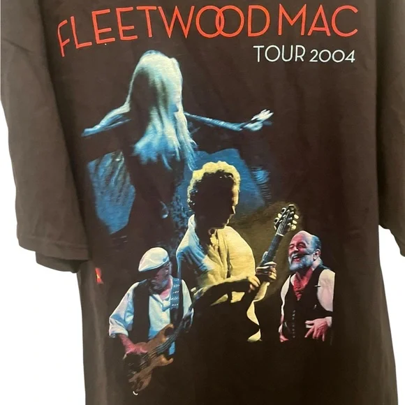 VINTAGE 2000s Fleetwood Mac Tour T-shirt 2004 / Streetwear / Tour Tees / Y2K - Picture 4 of 7